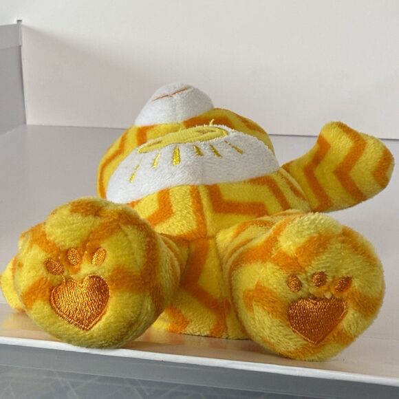 Care Bears FUNSHINE Bear 8” Chevron Striped Plush Stuffed Animal Toy Yellow - Picture 12 of 12